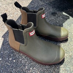 Green Hunter Rain boots